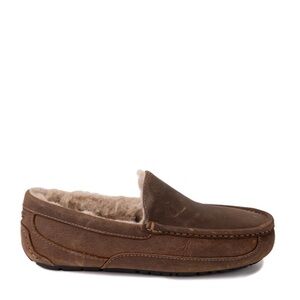 Ugg Australia men’s Ascot leather dark slip on loafers slippers size 9